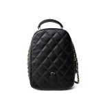 24C Black Caviar Quilted Classic CC Mini Backpack LGHW - Image 3