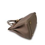 Birkin 30 Etoupe Togo Gold Plated C Stamp - Image 18