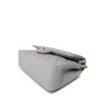 21A Grey Caviar Quilted Classic Flap Small Light Gold Hardware - Image 7