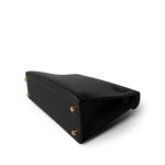 Mini Kelly Sellier Black Veau Epsom Gold Plated Hardware D Stamp - Image 11