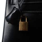 Kelly Sellier 28 Black Box Calfskin Gold Plated (L) Stamp - Image 4