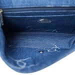 20B Blue Denim Quilted CC Single Flap Jumbo SHW - Image 15