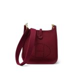 Evelyne TPM Rouge Grenat Taurillon Clemence Palladium Plated Y Stamp - Image 14