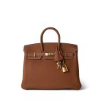 Birkin 25 Gold Togo Gold Plated Y Stamp