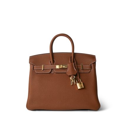 Birkin 25 Gold Togo Gold Plated Y Stamp