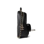 24C Black Caviar Quilted Classic CC Mini Backpack LGHW - Image 2