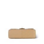 Beige Clair Caviar Quilted Jumbo Classic Flap Gold Hardware - Image 9