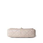 23P Light Beige Lambskin Quilted Funky Town Flap Antique GHW - Image 6