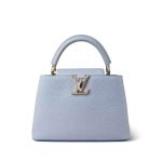 Louis Vuitton Taurillon Summer Stardust Capucines BB Lilac Purple