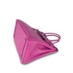 Birkin 30 Magnolia Veau Taurillon Novillo Palladium Plated C Stamp - Image 13