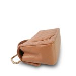 23P Light Caramel Lambskin Quilted Mini Top Handle Light Gold Hardware - Image 6