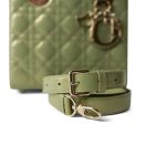Glossy Green Lady Dior Patent Cannage Small - Image 2