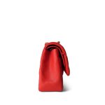 19C Red Caviar Quilted Classic Flap Jumbo LGHW - Image 6
