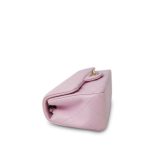 24S Light Pink Lambskin Quilted Mini Rectangular Flap Light Gold Hardware - Image 9