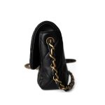 Black Lambskin Quilted Coco Love Flap Bag - Image 3
