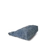 24S Washed Denim Quilted Small 22 Hobo Bag - Image 7