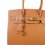 Birkin 30 Sellier Gold Veau Epsom Gold Plated Y Stamp - Image 9