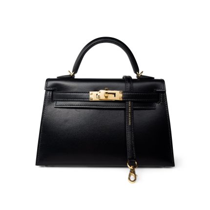 Mini Kelly Sellier Black Box Gold Plated U Stamp
