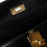 Kelly Sellier 28 Black Box Calfskin Gold Plated (L) Stamp - Image 21