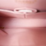 Vintage Light Pink Lambskin Quilted Medium Classic Flap Aged Gold Hardware - Image 11