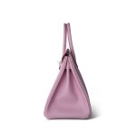 Birkin 30 Mauve Sylvestre Veau Epsom Palladium Plated Z Stamp - Image 4