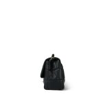 Black Lambskin Quilted Monacoco Mini Square Flap LGHW - Image 2