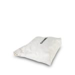 22S White Calfskin Quilted 22 Medium Hobo Bag Black/Aged Gold Hardware - Image 10