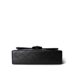 Vintage Black Lambskin Quilted Medium Classic Flap GHW - Image 3