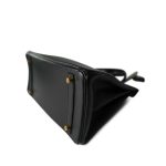 Birkin 30 Black Noir Ardennes Gold Plated (Z) Circle Stamp - Image 7