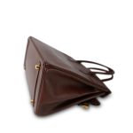 Birkin 30 Maron Fonce Epsom Gold Plated A Square Stamp - Image 17