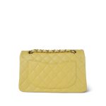 20S Yellow Caviar Quilted Classic Flap Small LGHW - Image 4