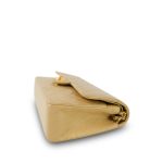 Beige Lambskin Quilted Classic Flap Medium GHW - Image 12