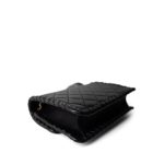 Black Calfskin Braided My Own Frame Flap Bag Aged GHW - Image 10