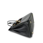 Birkin 25 Black Epsom Gold Plated R Square Stamp - Image 14