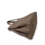 Birkin 30 Etoupe Togo Gold Plated C Stamp - Image 16