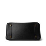 Birkin 30 Black Noir Ardennes Gold Plated (Z) Circle Stamp - Image 3