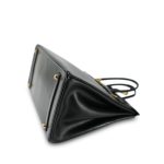 Birkin 35 Black Box Calfskin Gold Plated A Square Stamp - Image 11