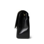 Black Vintage Lambskin Vertical Flap Bag GHW - Image 5