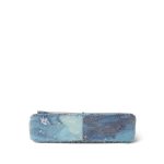 18S Blue Waterfall Sequin Jumbo Single Flap Bag Silver Hardware - Image 7