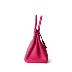 Birkin 30 Rose Mexico Togo Palladium Plated Y Stamp - Image 10