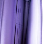 20S Purple Caviar Quilted Wallet on Chain WOC LGHW - Image 9