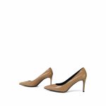 SAINT LAURENT Patent Classic Paris 105 Escarpin Pumps 38 Nude - Image 4