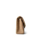 Vintage Light Beige Lambskin Quilted Classic Flap Small GHW - Image 4