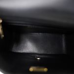 Black Lambskin Quilted Monacoco Mini Square Flap LGHW - Image 11