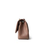 17B Dark Beige Caviar Quilted Classic Flap Jumbo Silver Hardware - Image 2