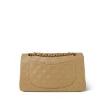 Light Beige Lambskin Quilted Classic Flap Small Gold Hardware - Image 4