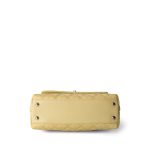 22P Light Yellow Caviar Quilted Coco Handle Small (Old Mini) Light Gold Hardware - Image 3