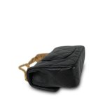 Black Caviar Quilted Mini Sweetheart Single Flap Bag Aged GHW - Image 9