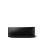 Kelly 32 Black Box Calfskin Gold Plated Y Circle Stamp - Image 14