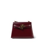 Mini Kelly 20 Rouge H Box Calfskin Gold Plated R Circle Stamp - Image 4